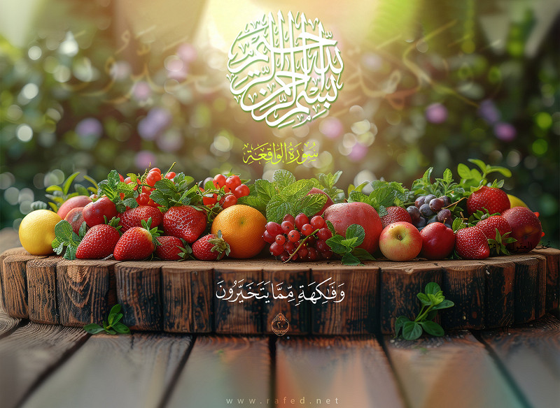 سوره الواقعة: وفهكة مما يتخيرون