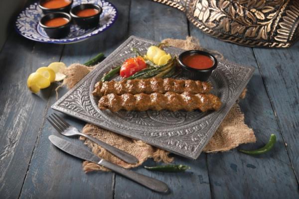 كباب اللحم بالزعفران